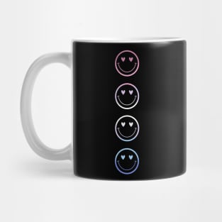 Bigender Pride Smiley Mug